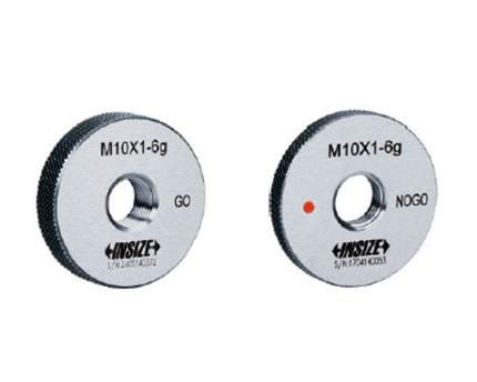 INSIZE Measuring Equipment Insize Metric Fine Thread Ring Gage M10 × 1 mm Class 6g GO Ring Gage Series 4129-10P