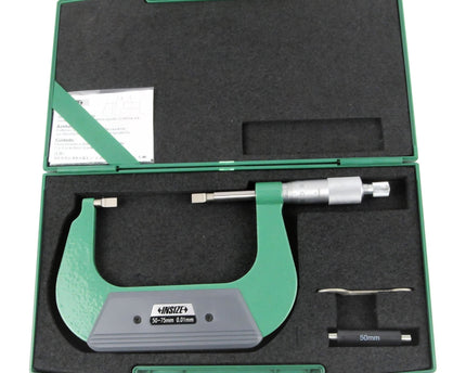 INSIZE Measuring Equipment Insize Metric Outside Blade Micrometer 50-75mm Range Series 3232-75A