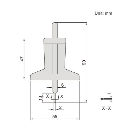 INSIZE MEASURING EQUIPMENT Insize Mini Vernier Depth Gauge 0-30mm Range Series 1244-30