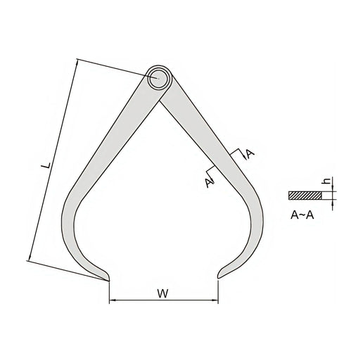 INSIZE Measuring Equipment Insize Outside Caliper 0-150mm Range Series 7241-150