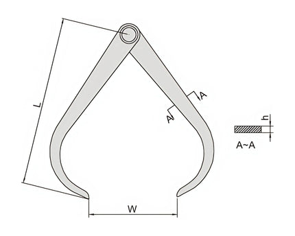 INSIZE Measuring Equipment Insize Outside Caliper 0-200mm Range Series 7241-200