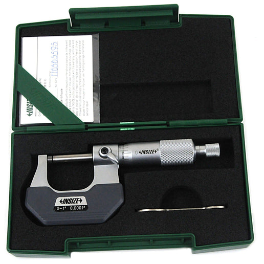 INSIZE Measuring Equipment Insize Outside Micrometer 0-1" Range Series 3200-1