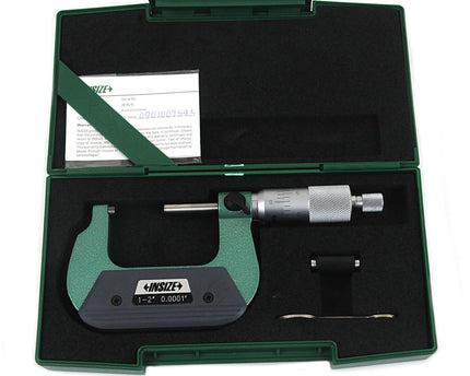INSIZE Measuring Equipment Insize Outside Micrometer 1-2" Range Series 3207-2