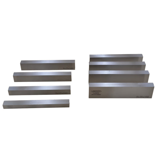INSIZE MEASURING EQUIPMENT Insize Parallel Set 6533-8 – 160mm Length x 8mm Thickness x 8 Pairs