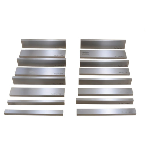 INSIZE MEASURING EQUIPMENT Insize Parallel Set 6533-8 – 160mm Length x 8mm Thickness x 8 Pairs
