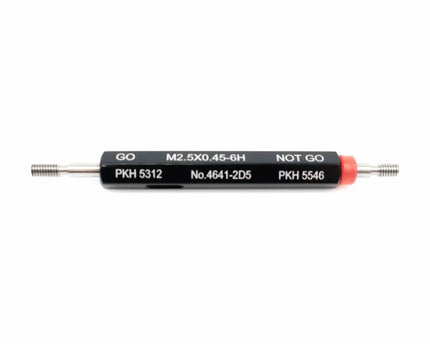 INSIZE MEASURING EQUIPMENT Insize Plus Metric Thread Plug Gauge M2.5 x 0.45 Range Series 4641-2D5