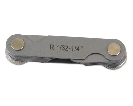 INSIZE MEASURING EQUIPMENT Insize Radius Gauge Set 1/32 - 1/4" Range Series 4801-15E