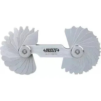 INSIZE MEASURING EQUIPMENT Insize Radius Gauge Set 17/32"-1" Range Series 4801-16E1