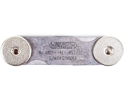INSIZE MEASURING EQUIPMENT Insize Radius Gauge Set 17/32"-1" Range Series 4801-16E1