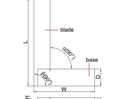 INSIZE Measuring Equipment Insize Range 90° Square 600x350mm Series 4707-600