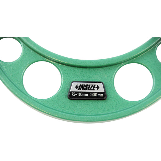 INSIZE Measuring Equipment Insize Ratchet Stop Type Outside Micrometer 75-100mm Range Series 3210-100A