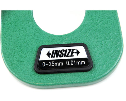 INSIZE Measuring Equipment Insize Sheet Metal Micrometer 0-25mm Range Series 3263-25A