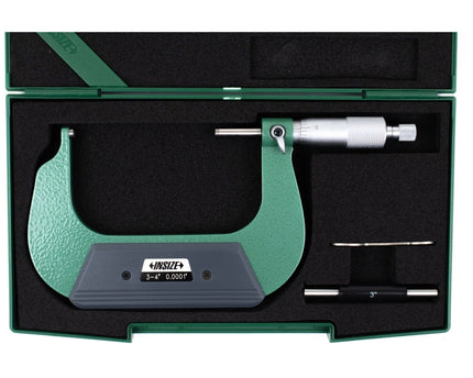INSIZE MEASURING EQUIPMENT Insize Spherical Anvil Tube Micrometer 3-4" Type A Series 3260-4