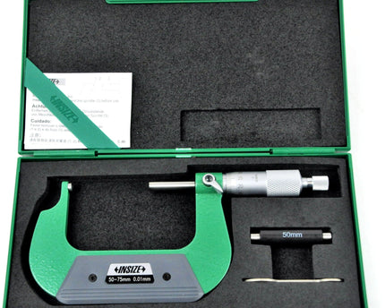 INSIZE Measuring Equipment Insize Spherical Anvil Tube Micrometer 50-75mm Type A Series 3260-75A