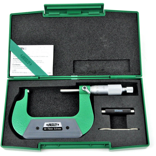 INSIZE Measuring Equipment Insize Spherical Anvil Tube Micrometer 50-75mm Type A Series 3260-75A
