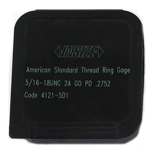 INSIZE Measuring Equipment Insize Thread GO Ring Gauge 5/16"-18 UNC Series 4121-5D1