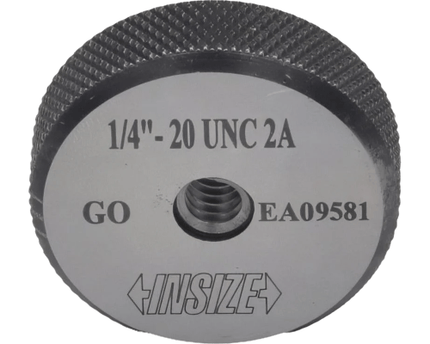 INSIZE Measuring Equipment Insize Thread Ring Gage 1/4-28UNF NOGO Class 2A Series 4633-1B2N