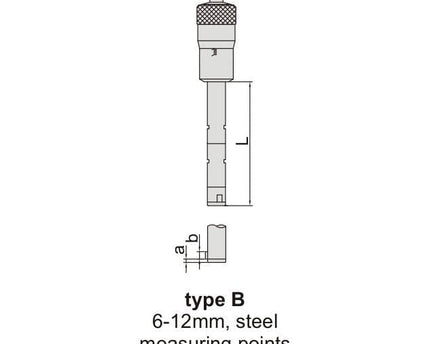 INSIZE Measuring Equipment Insize Three Point Internal Micrometer 10-12mm Range Series 3227-12