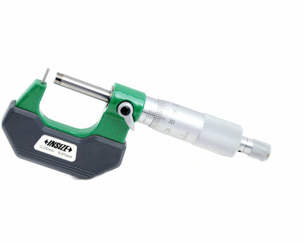INSIZE Measuring Equipment Insize Type A Cylindrical Anvil Tube Micrometer 0-25mm Range Series 3261-25A