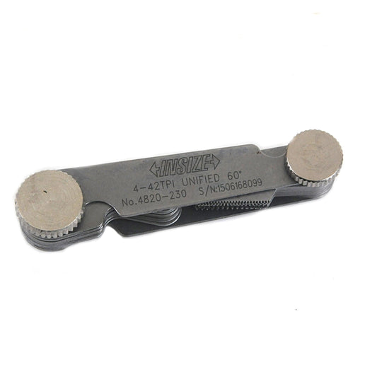 INSIZE Measuring Equipment Insize Unified 60° Screw Pitch Gauge 4-42TPI Range Series 4820-230