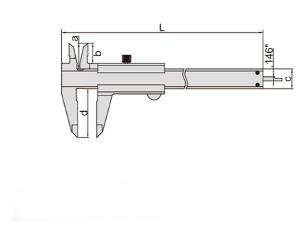 INSIZE Measuring Equipment Insize Vernier Caliper 0-200mm/0-8" Range Series 1205-2002E