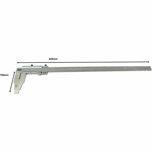 INSIZE Measuring Equipment Insize Vernier Caliper 0-450mm/0-18" Range Series 1214-450