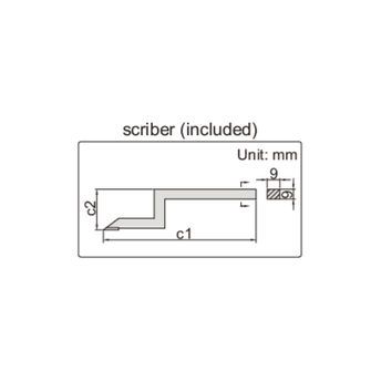 INSIZE Measuring Equipment Insize Vernier Height Gauge 0-450mm / 0-18" Range Series 1250-450