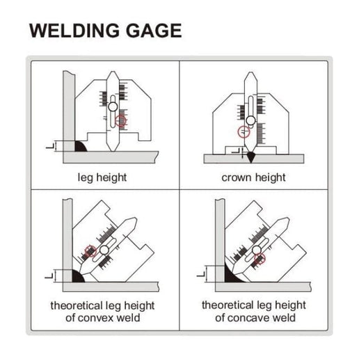 INSIZE Measuring Equipment Insize Welding Gauge Series 4851-1