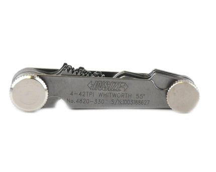INSIZE Measuring Equipment Insize Whitworth 55° Screw Pitch Gauge 4-42TPI Range Series 4820-330
