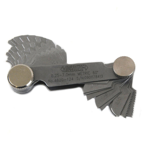 INSIZE Measuring Equipment Insize Metric 60° Screw Pitch Gauge 0.25-7mm Range Series 4820-124