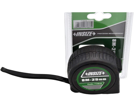 INSIZE Measuring Equipment Insize Metric 8M Tape Measure with Auto Retract Series 7140-8