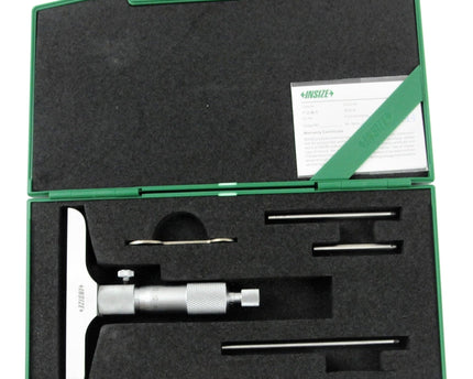 INSIZE Measuring Equipment Insize Metric Depth Micrometer 0-75mm Range Series 3240 - 75