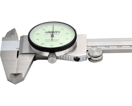 INSIZE Measuring Equipment INSIZE Metric Dial Caliper  0-200mm Range Series 1311-200A