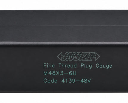 Insize Metric Fine Thread Plug Gauge M48 x 3 Class 6H Series 4139-48V - INSIZE Australia