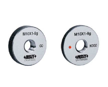 INSIZE Measuring Equipment Insize Metric Fine Thread Ring Gage M8 × 1 mm Class 6g GO Ring Gage Series 4129-8P