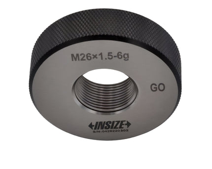 Insize Metric Fine Thread Ring Gauge GO M26 x 1.5 Class 6g Series 4129-26R - INSIZE Australia