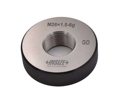 Insize Metric Fine Thread Ring Gauge GO M26 x 1.5 Class 6g Series 4129-26R - INSIZE Australia