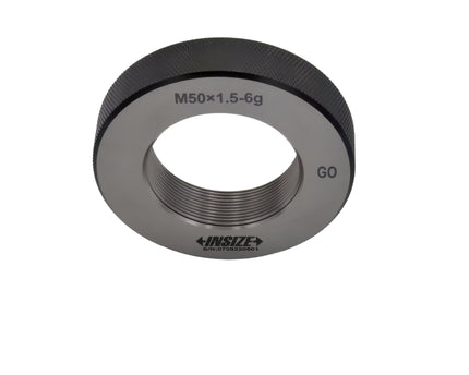 Insize Metric Fine Thread Ring Gauge GO M50 x 1.5 Class 6g Series 4129-50R - INSIZE Australia