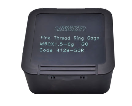 Insize Metric Fine Thread Ring Gauge GO M50 x 1.5 Class 6g Series 4129-50R - INSIZE Australia