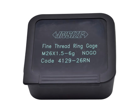 Insize Metric Fine Thread Ring Gauge NOGO M26 x 1.5 Class 6g Series 4129-26RN - INSIZE Australia