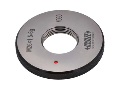Insize Metric Fine Thread Ring Gauge NOGO M26 x 1.5 Class 6g Series 4129-26RN - INSIZE Australia