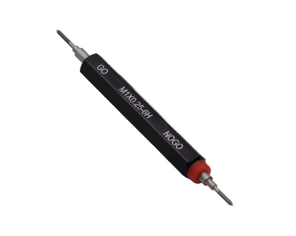 Insize Metric Thread Plug Gauge GO & NOGO M1 x 0.25 Class 6H Series 4130-1 - INSIZE Australia