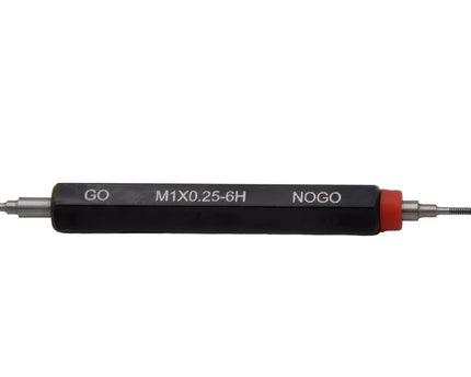 Insize Metric Thread Plug Gauge GO & NOGO M1 x 0.25 Class 6H Series 4130-1 - INSIZE Australia