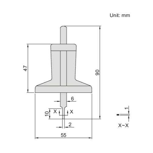 INSIZE MEASURING EQUIPMENT Insize Mini Vernier Depth Gauge 0-30mm Range Series 1244-30
