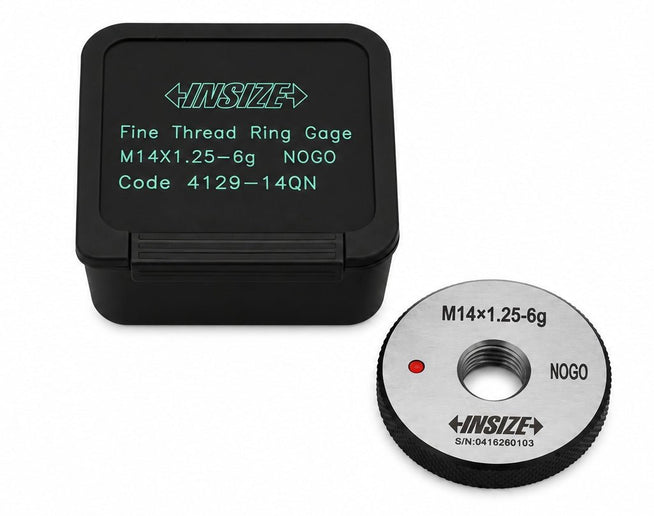 Insize NOGO Thread Ring Gauge M14X1.25 Series 4129-14QN - INSIZE Australia