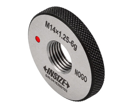 Insize NOGO Thread Ring Gauge M14X1.25 Series 4129-14QN - INSIZE Australia