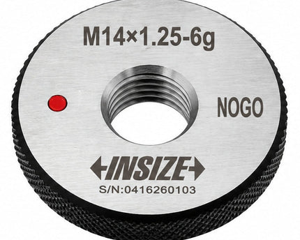 Insize NOGO Thread Ring Gauge M14X1.25 Series 4129-14QN - INSIZE Australia