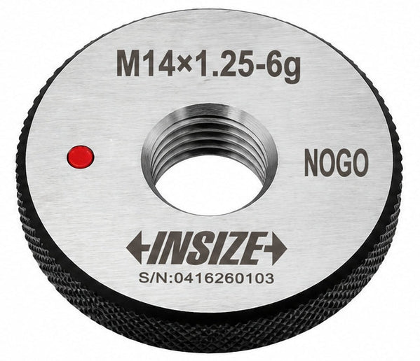 Insize NOGO Thread Ring Gauge M14X1.25 Series 4129-14QN - INSIZE Australia