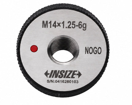 Insize NOGO Thread Ring Gauge M14X1.25 Series 4129-14QN - INSIZE Australia