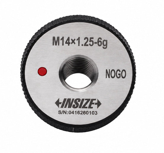 Insize NOGO Thread Ring Gauge M14X1.25 Series 4129-14QN - INSIZE Australia
